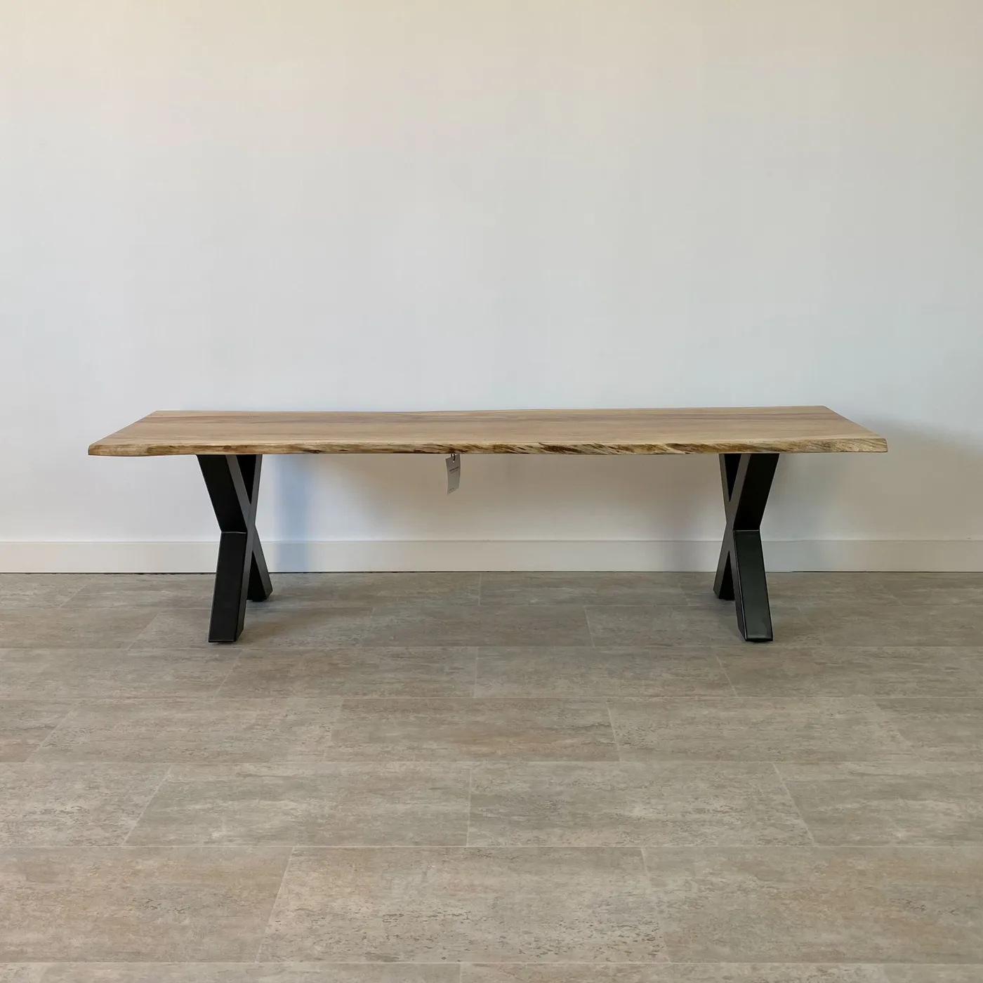Solid acacia bench – 2.6 cm top — Photo 2