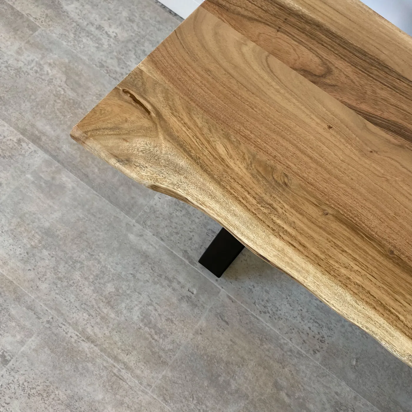 Solid acacia bench – 2.6 cm top — Photo 4