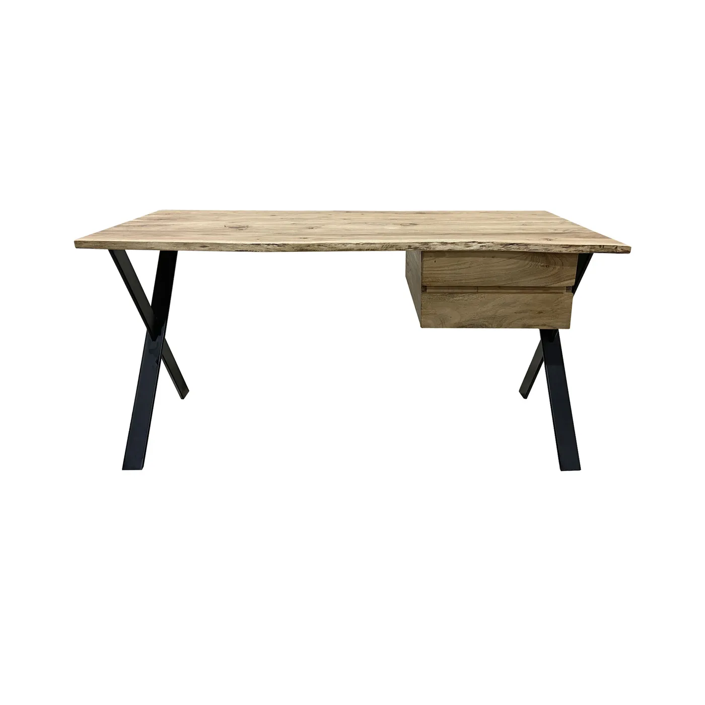 Bureau 2 laden van naturel acacia