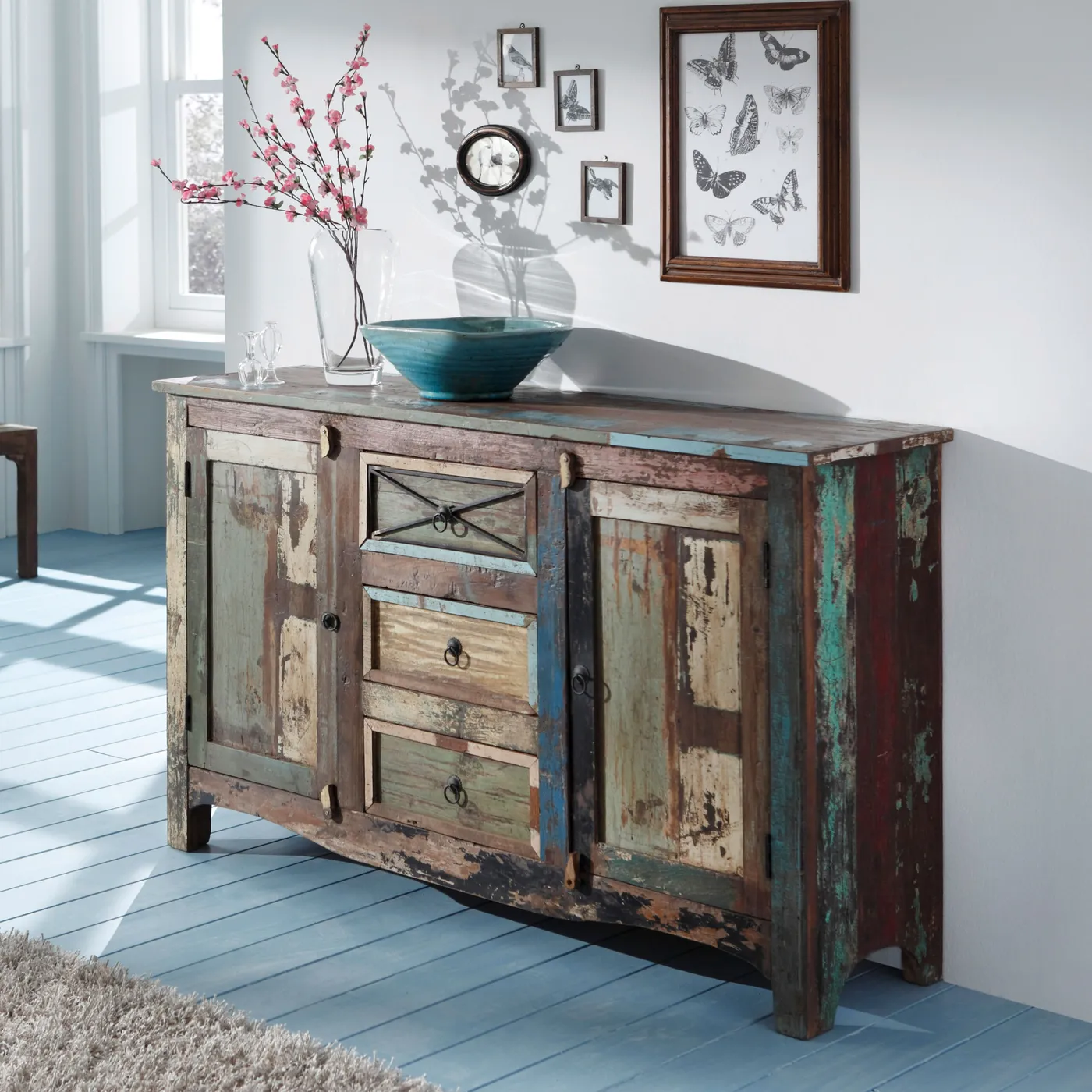 Himalaya wood recycled material sideboard — Photo 2