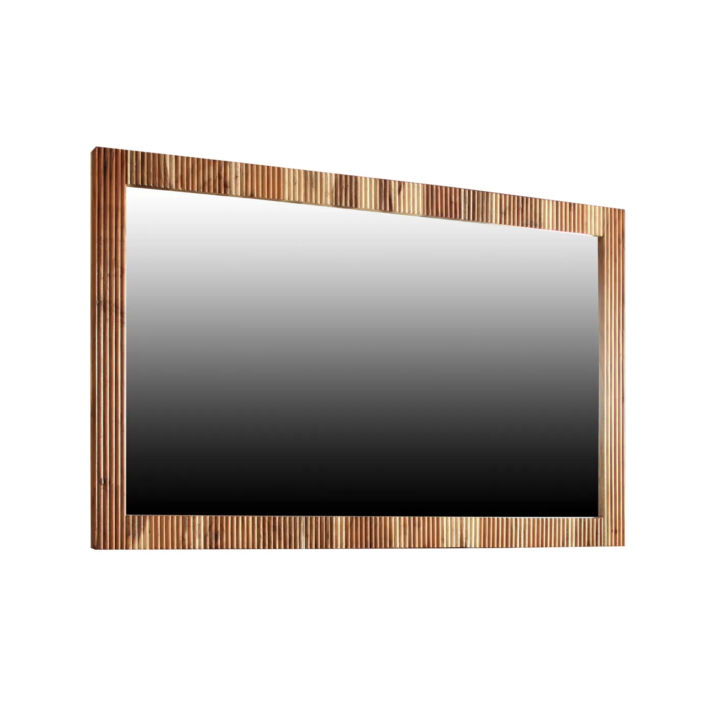 Rectangular Bronx acacia mirror — Photo 3