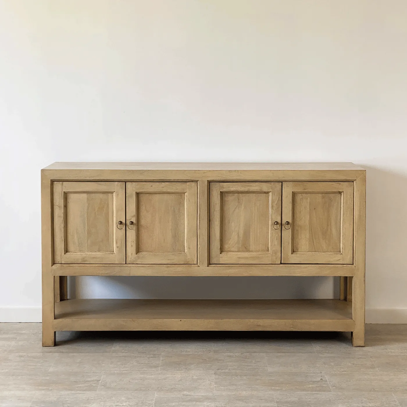 Wandtafel Rustic van mangohout — Foto 1