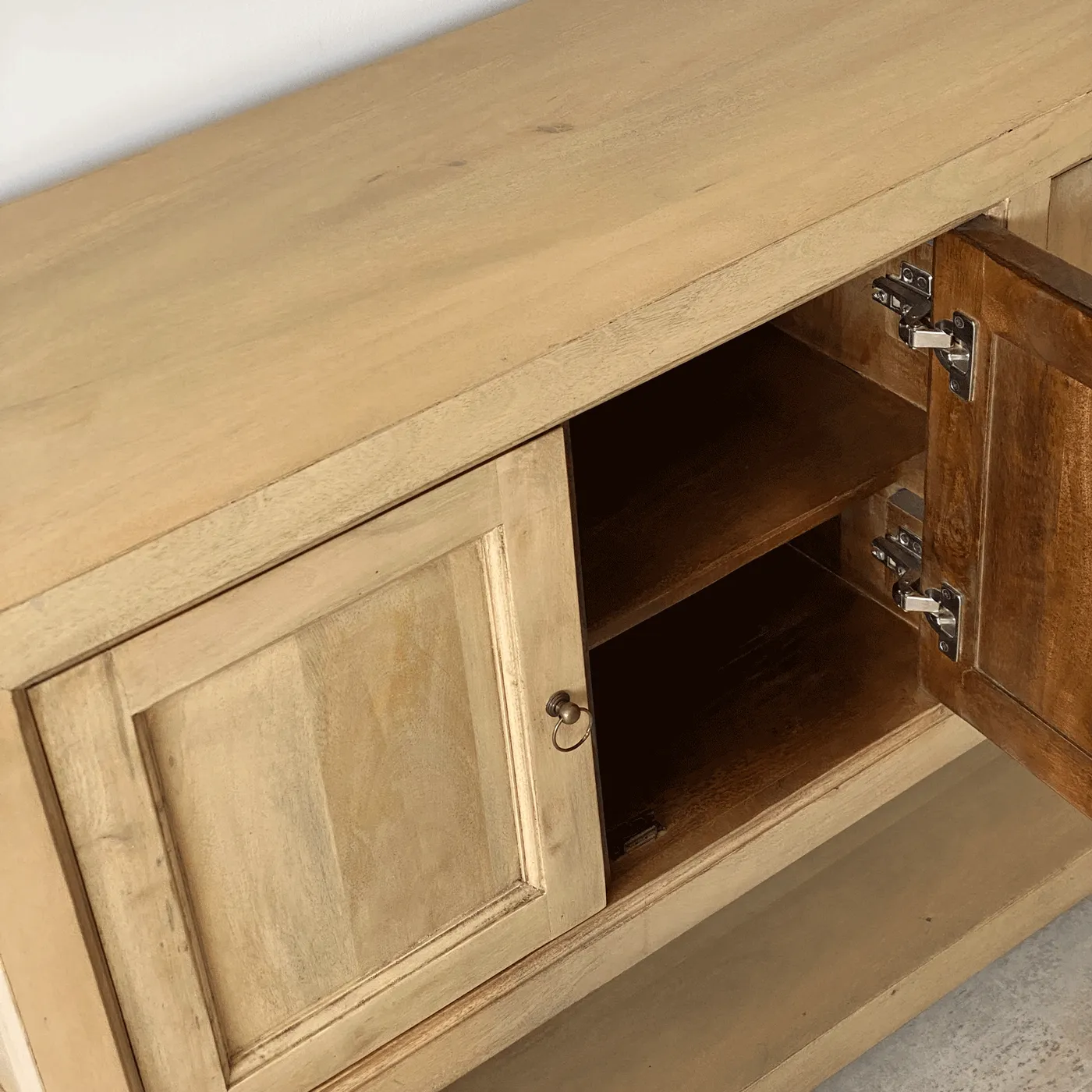 Wandtafel Rustic van mangohout — Foto 2