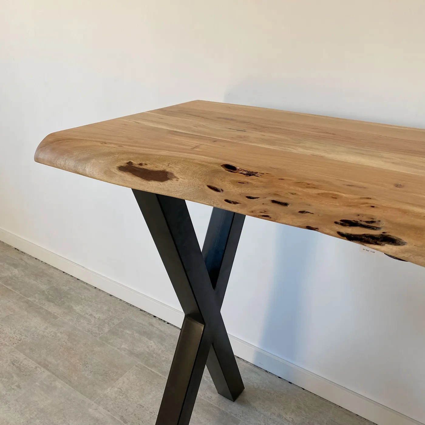 Mesa alta de acacia maciza — Foto 4