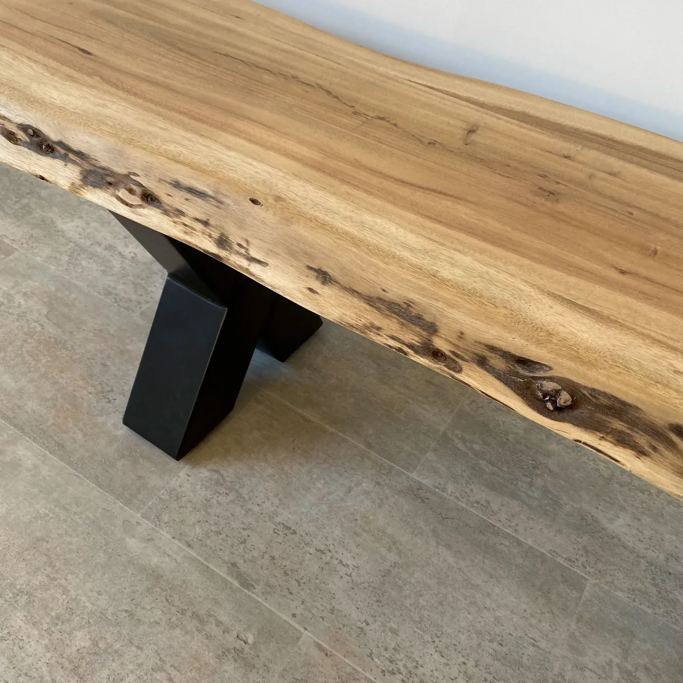 Solid acacia bench – 5.5 cm top — Photo 3