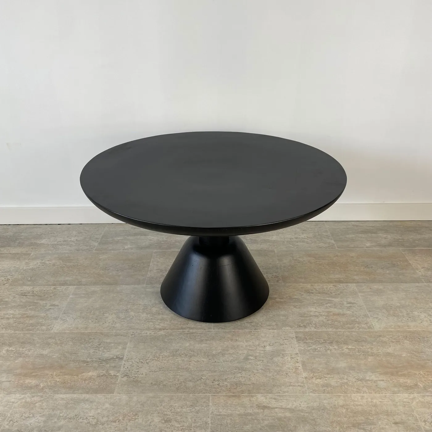Salontafel van mangohout zwart — Foto 4