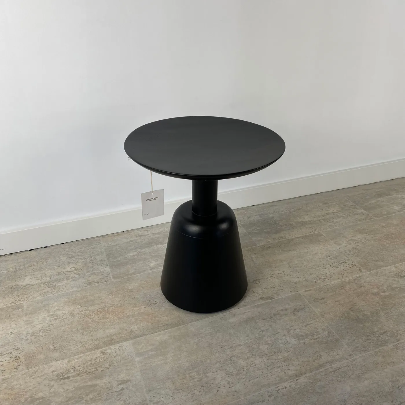 Mesa auxiliar de mango negra — Foto 4