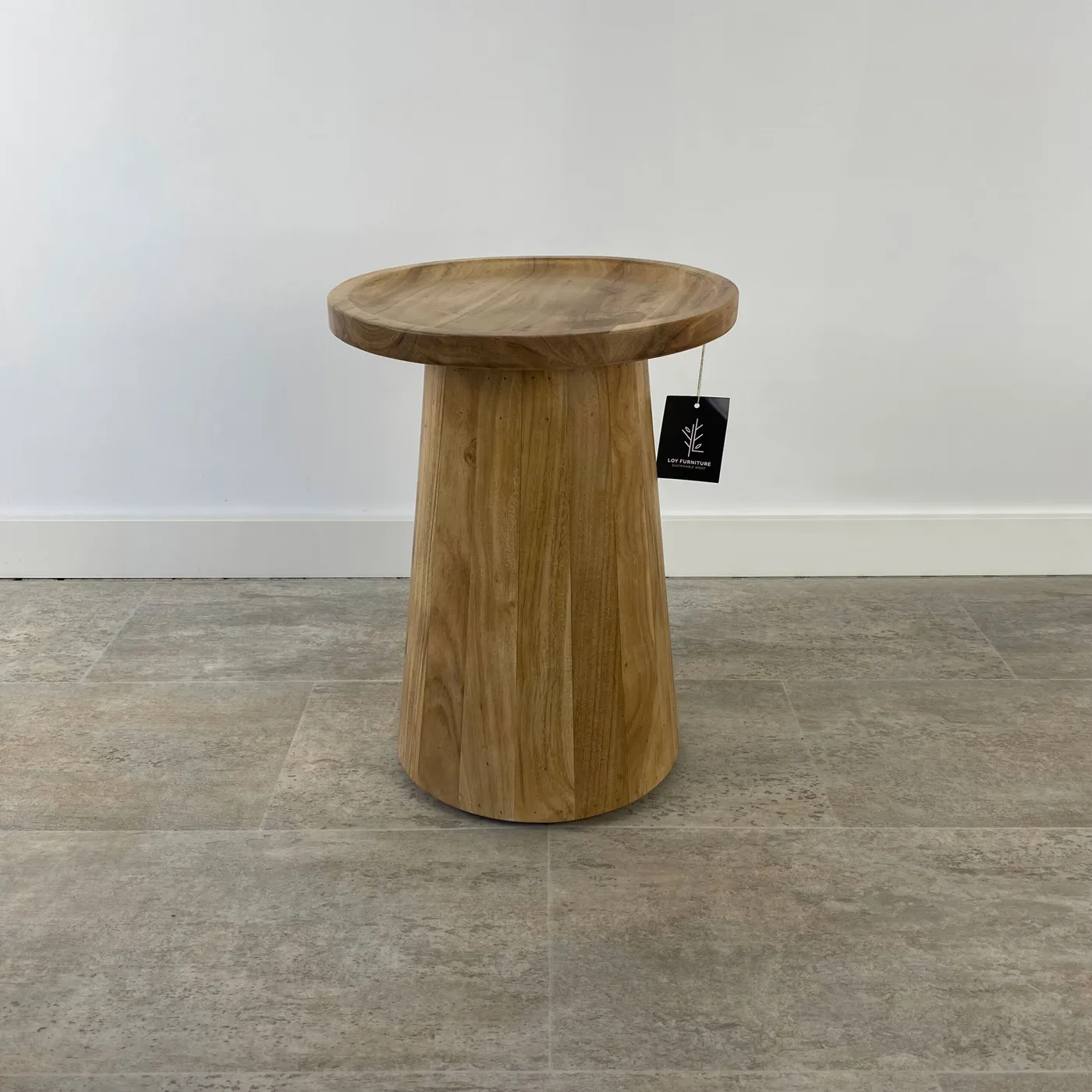 Pure acacia side table