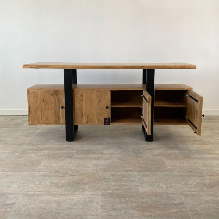 Buffet Mountain en acacia et métal — Photo 2