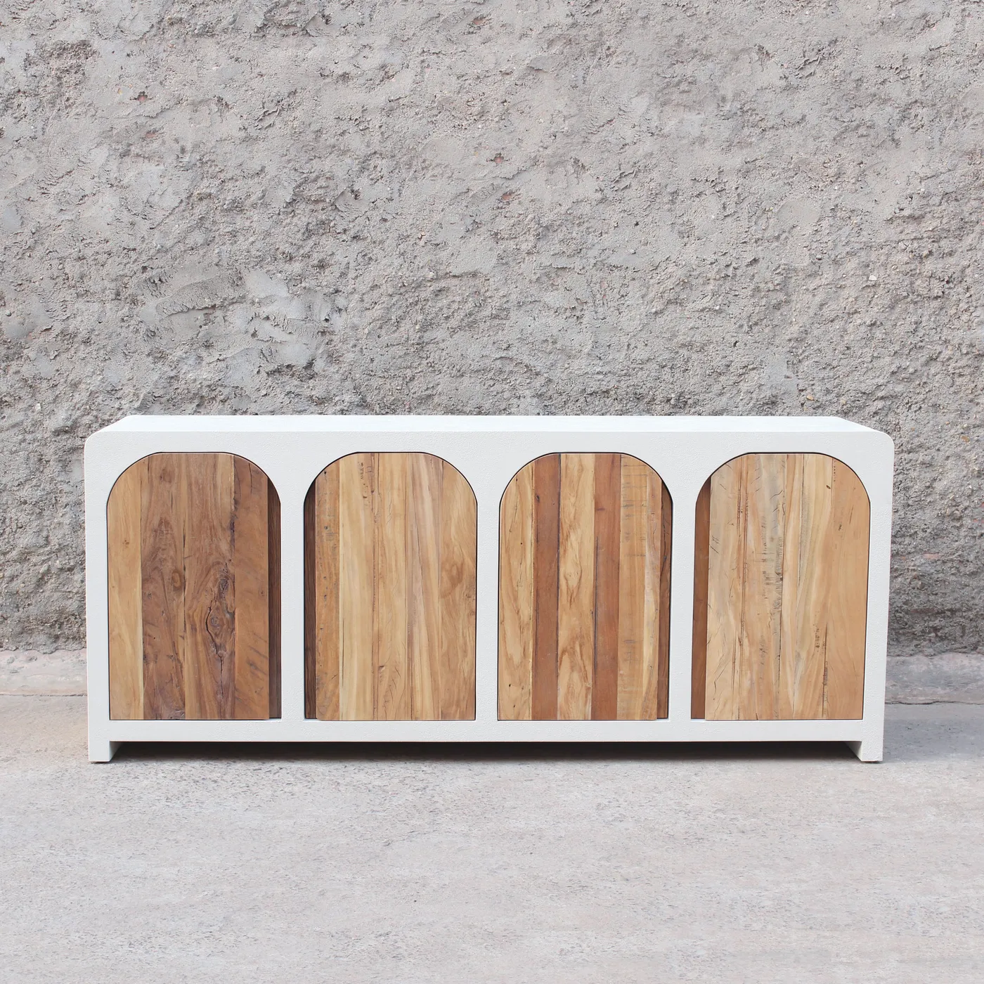 Ibiza concrete effect sideboard with doors — Photo 2