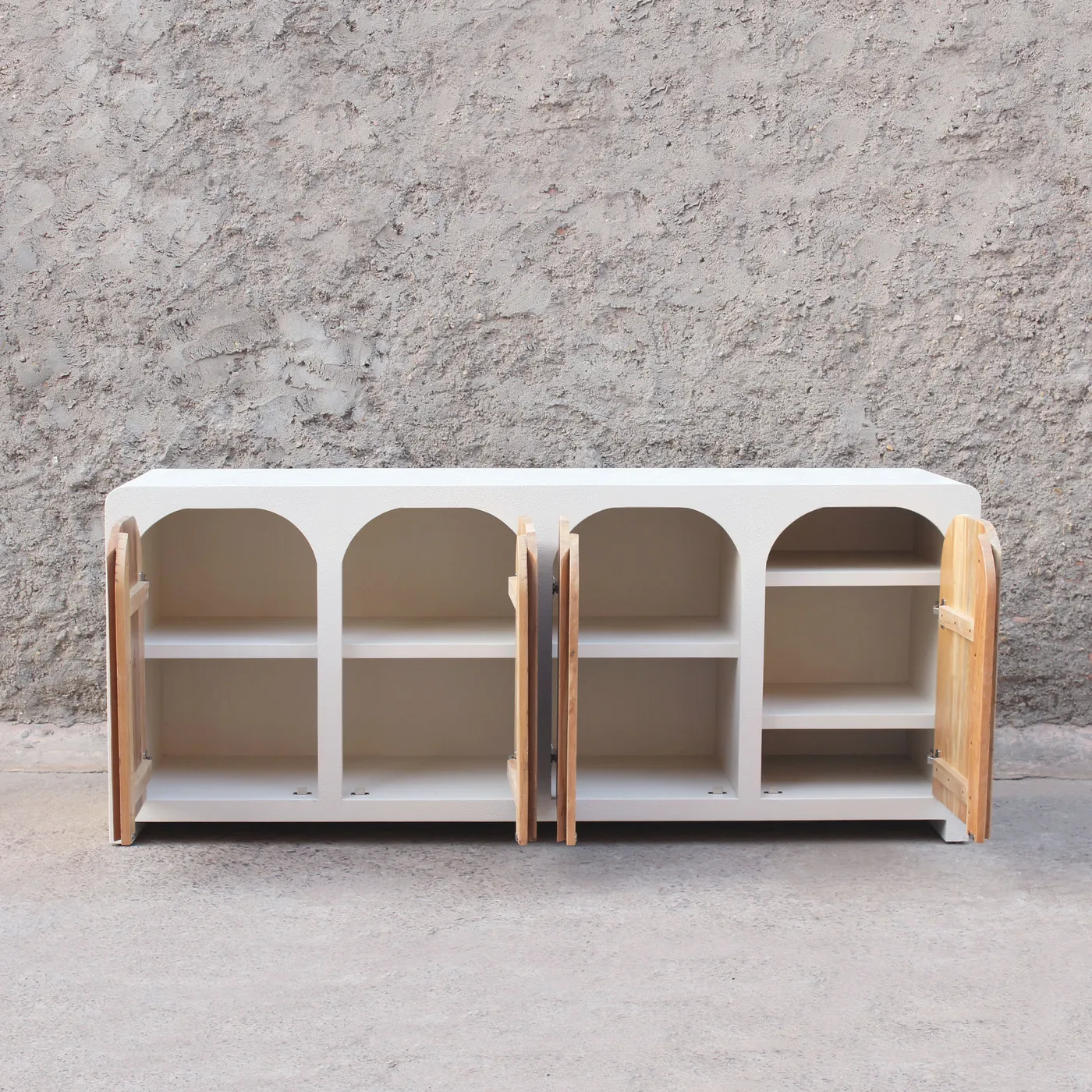 Ibiza concrete effect sideboard with doors — Photo 3
