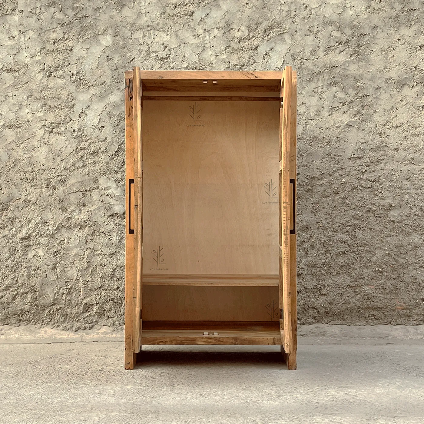 Armario Ibiza de madera reciclada y metal — Foto 2