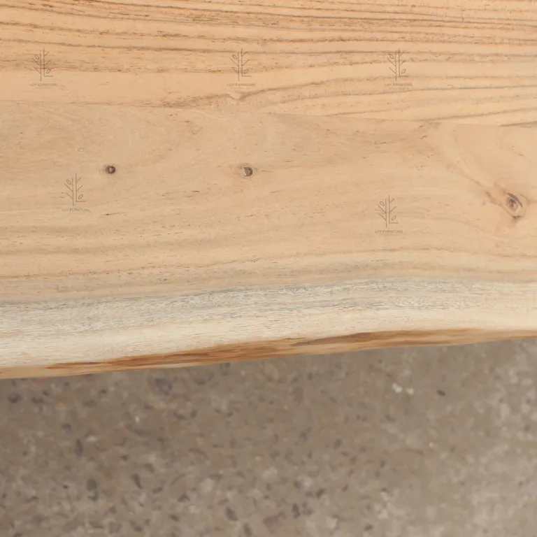 Table basse Ibiza en acacia et métal — Photo 2