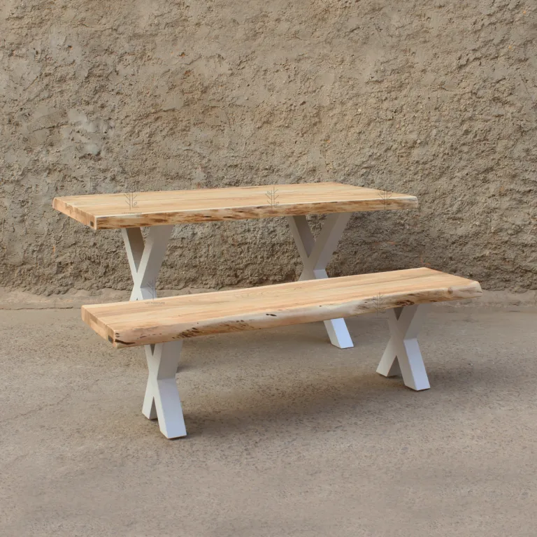 Mesa de comedor Ibiza de acacia — Foto 2