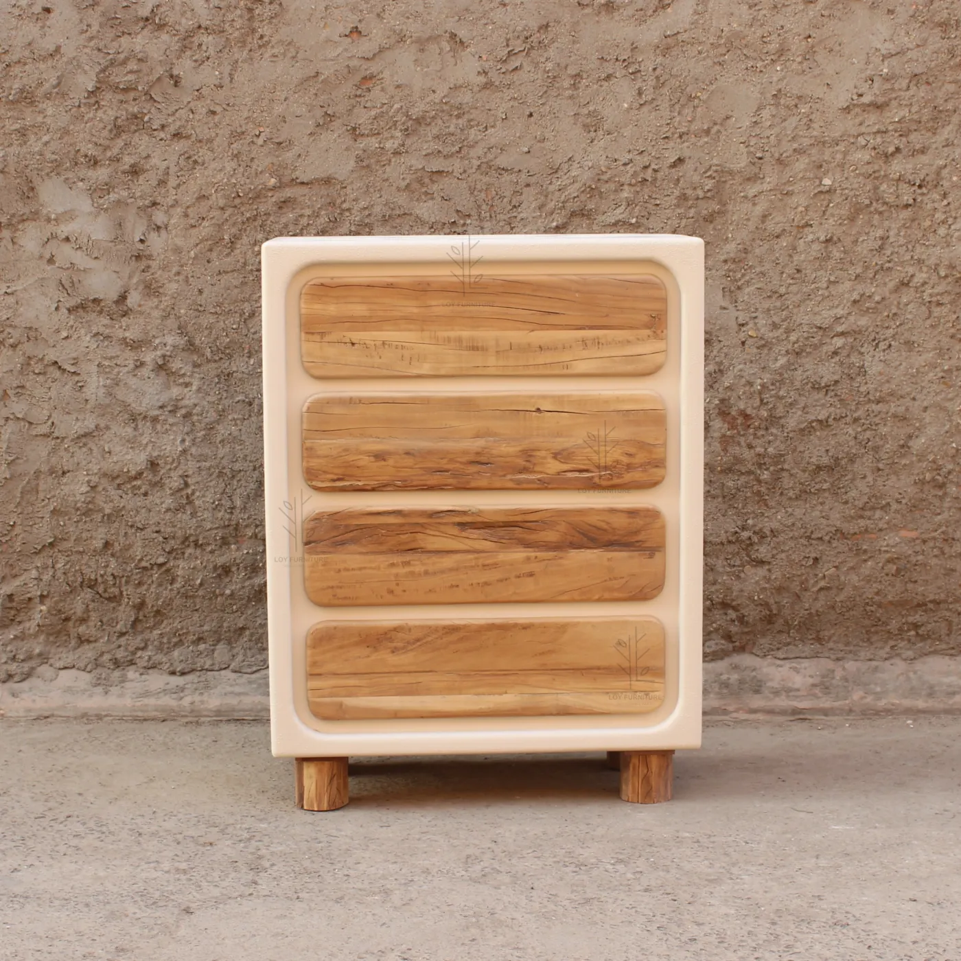 Commode à tiroirs Ibiza en effet béton — Photo 1