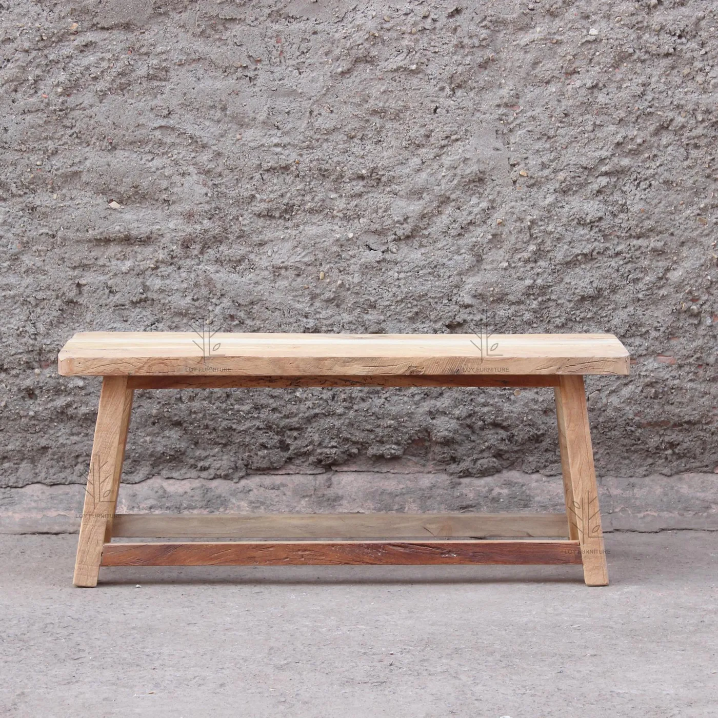 Ibiza wood recycled material bench — Photo 2