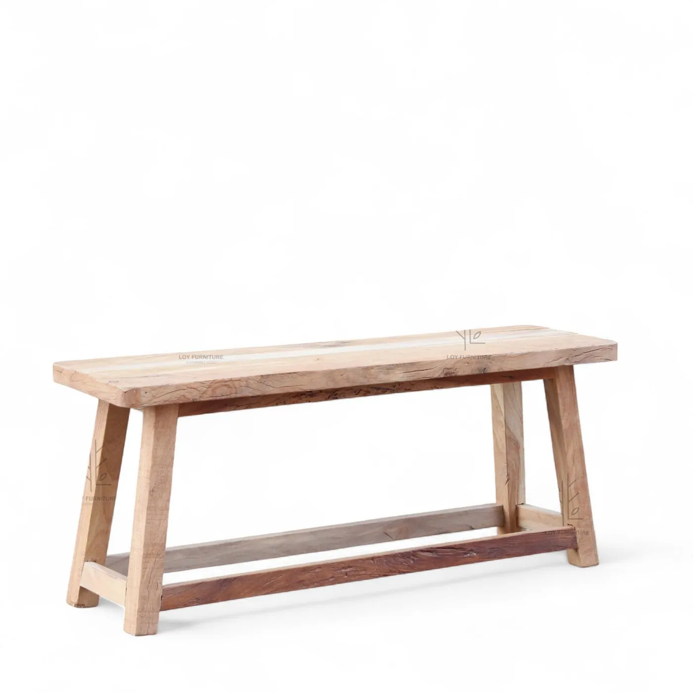 Ibiza wood recycled material bench — Photo 4
