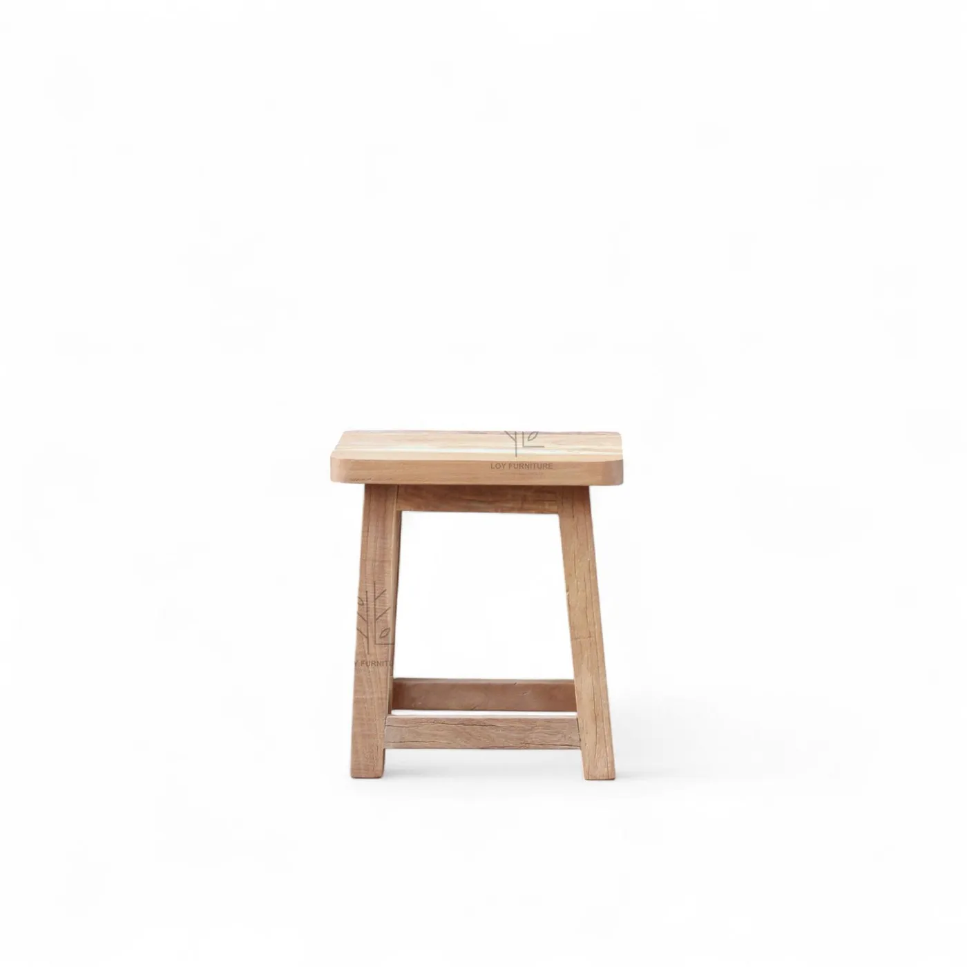 Taburete Ibiza de madera y material reciclado — Foto 4