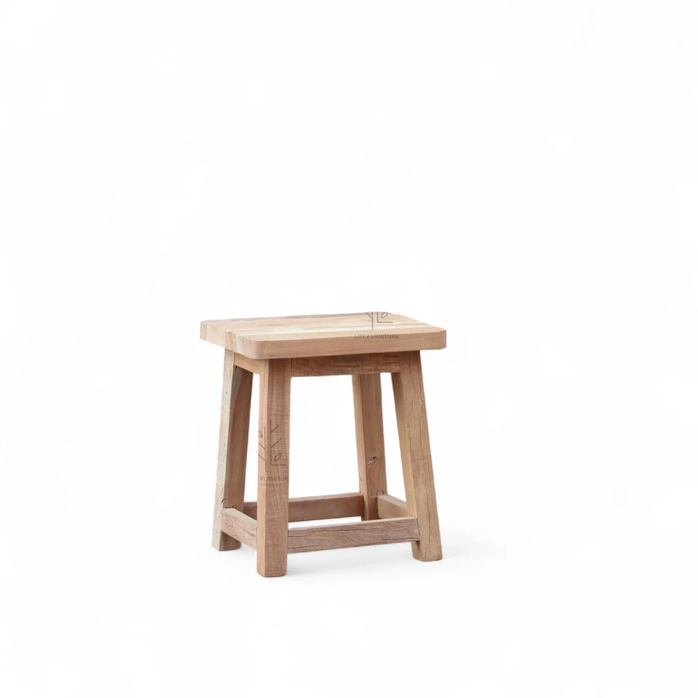 Taburete Ibiza de madera y material reciclado — Foto 5