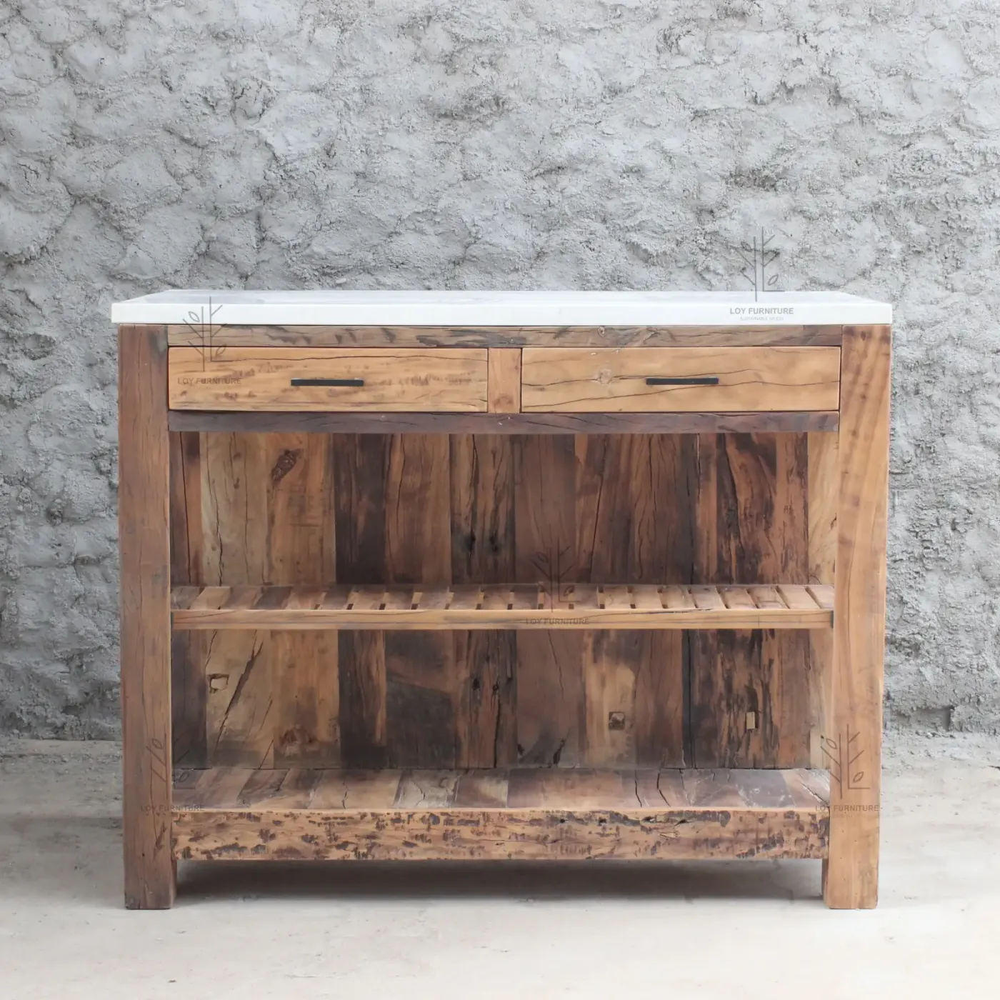 Article Isla Ibiza en bois et marbre recyclé — Photo 1