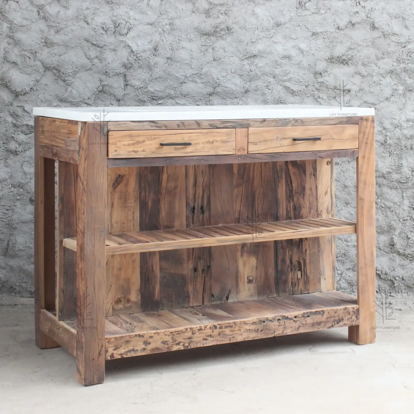 Article Isla Ibiza en bois et marbre recyclé — Photo 2