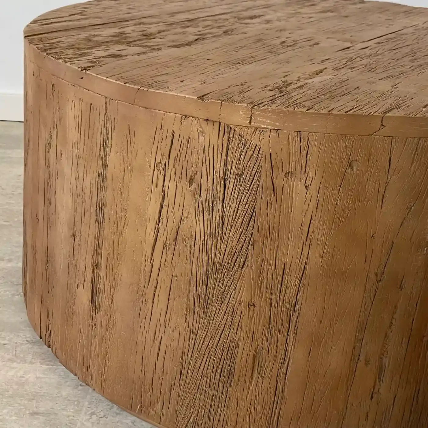 Set de 2 mesas de centro Formentera de madera reciclada (86 x 86 x 45cm / 76x76 cm) — Foto 2