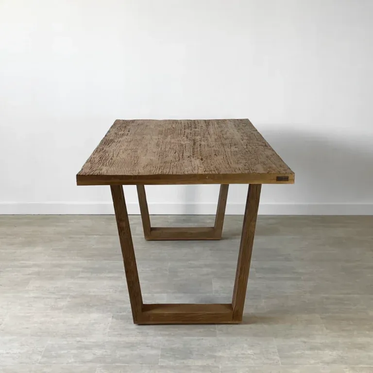 Formentera reclaimed wood dining table — Photo 2