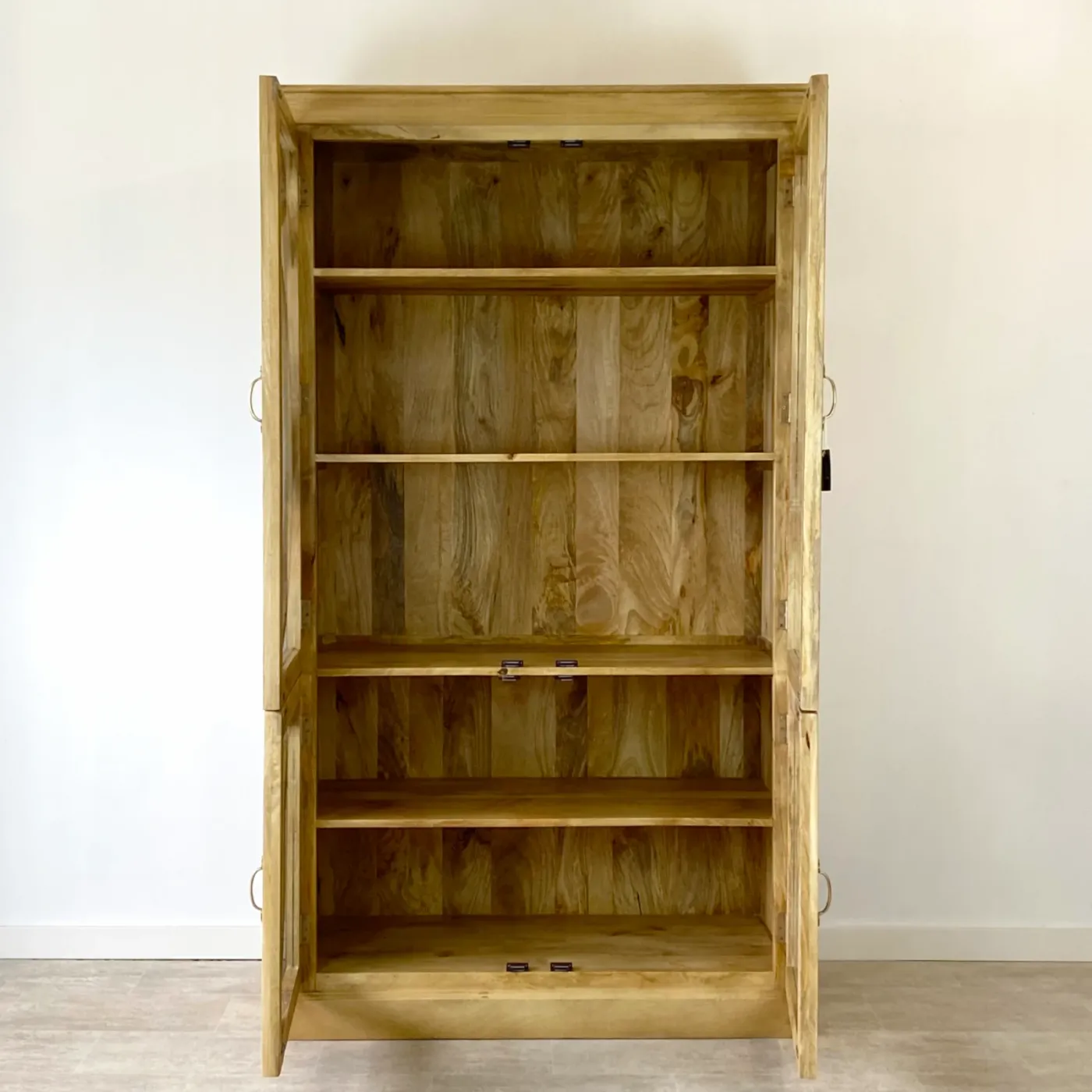 Vitrinekast Provenzal van mangohout 120 cm — Foto 2