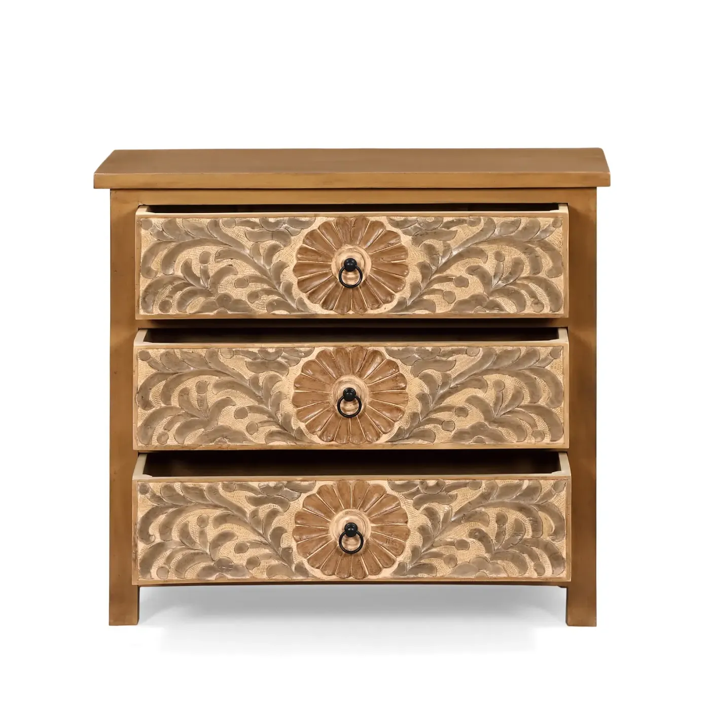 Calcuta commode van mangohout — Foto 2