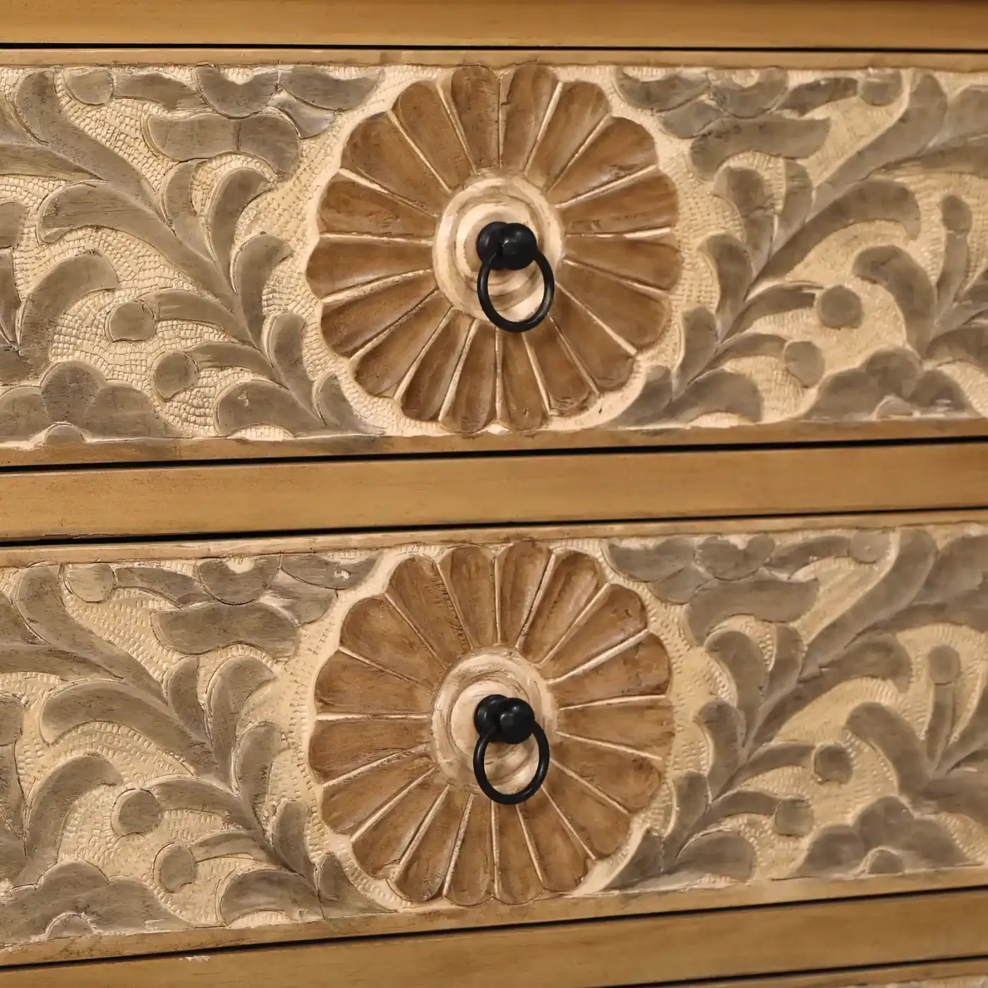 Calcuta commode van mangohout — Foto 4