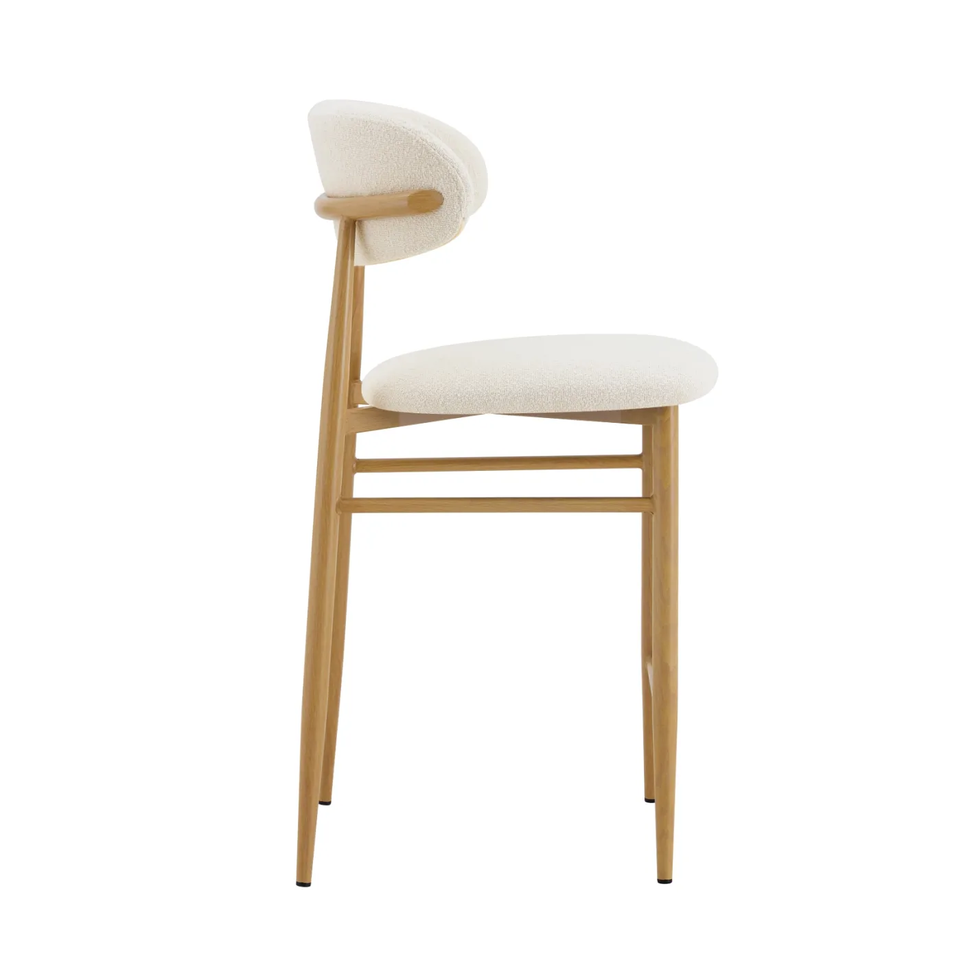 Set de 2 – taburetes Nord de metal y madera — Foto 4