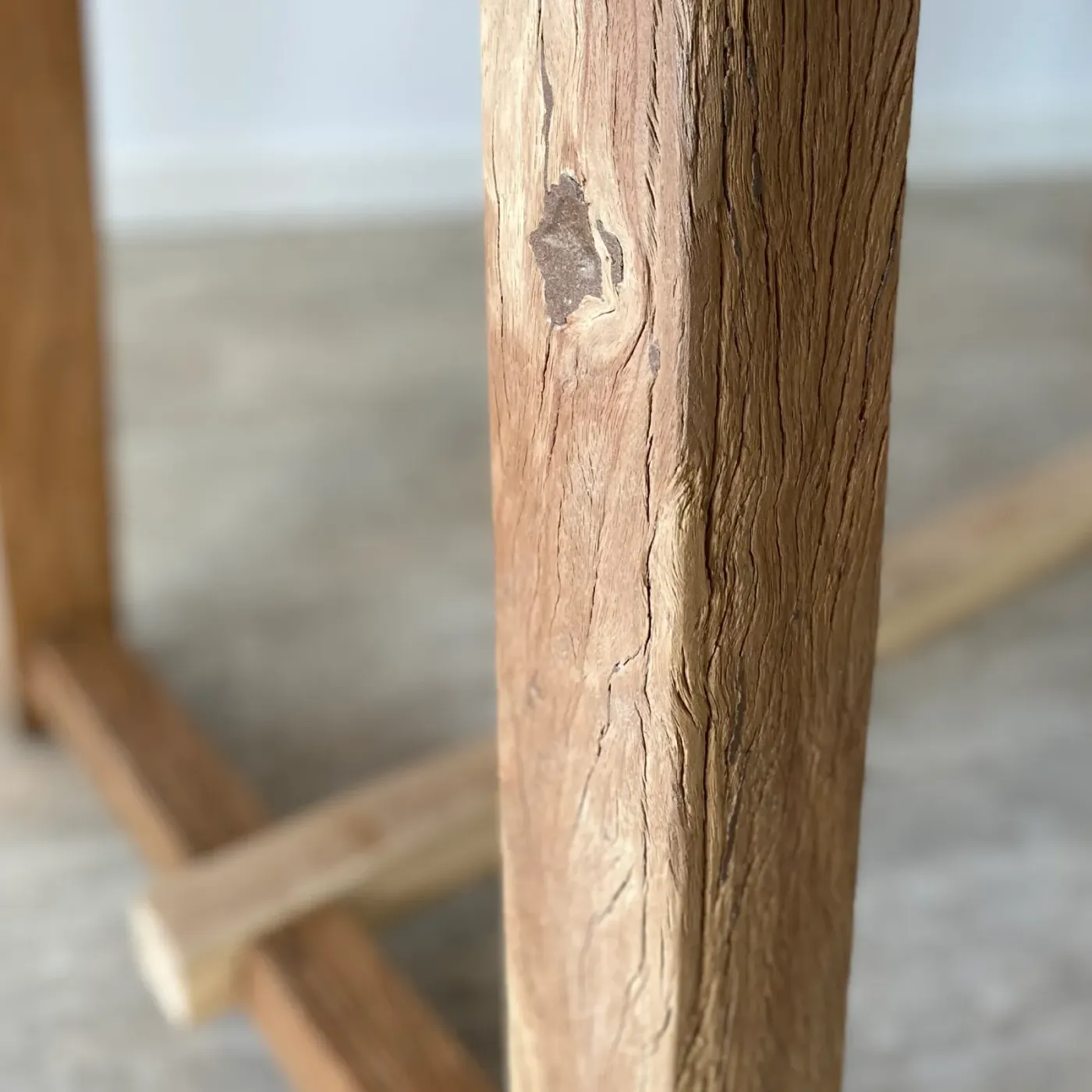 Ibiza wood recycled material dining table — Photo 5