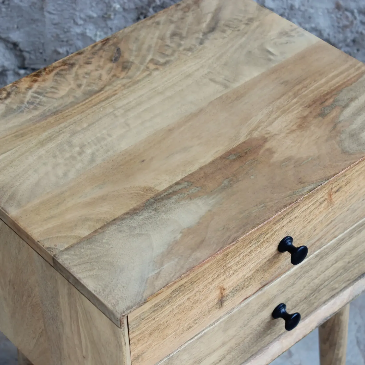 Table de nuit en manguier naturelle — Photo 6