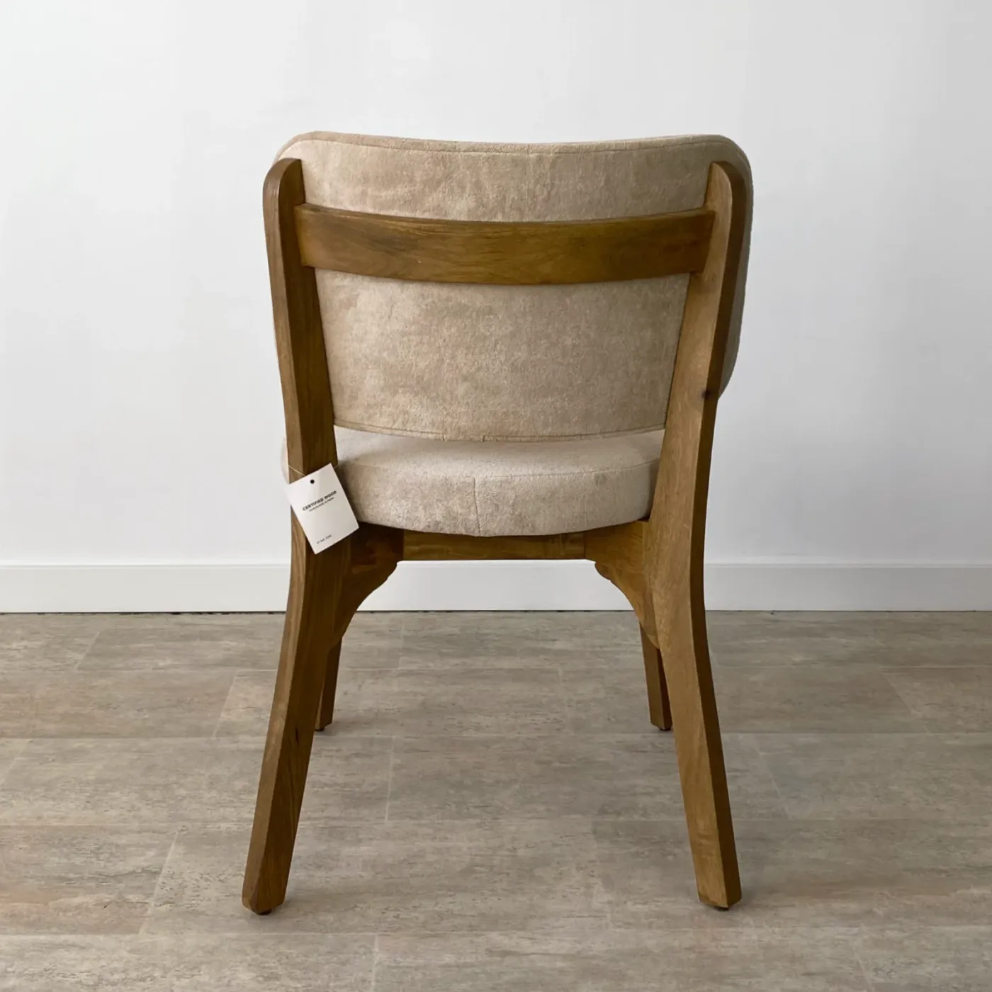 Set de 2 – sillas asiento redondo Neo de mango — Foto 4