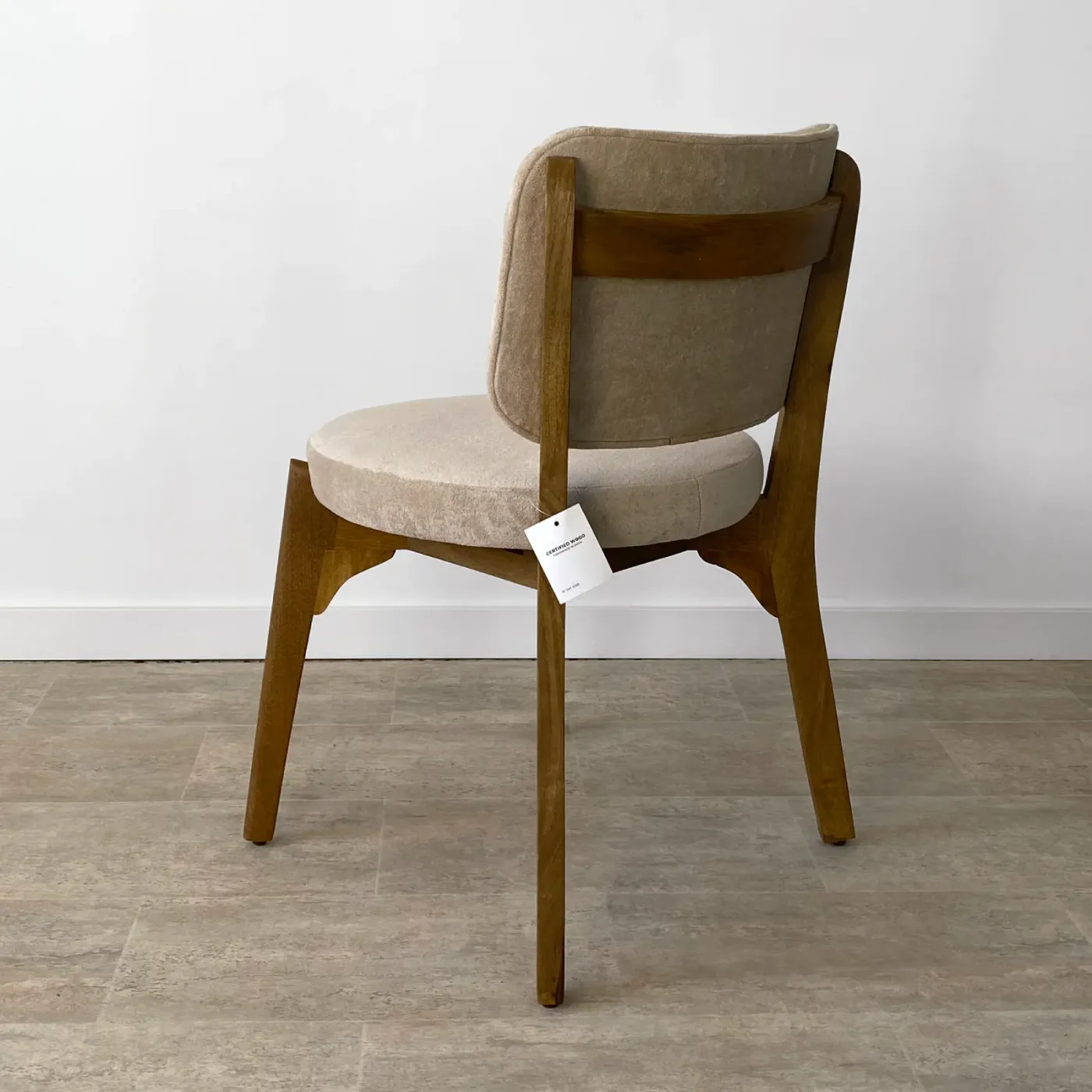 Set de 2 – sillas asiento redondo Neo de mango — Foto 5
