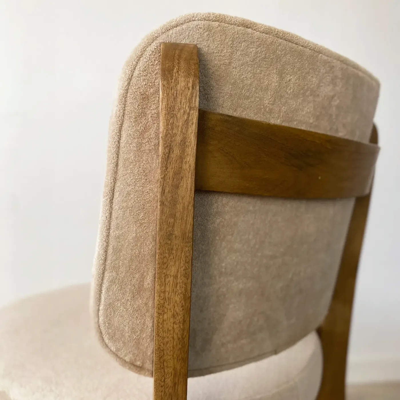 Set de 2 – sillas asiento redondo Neo de mango — Foto 6