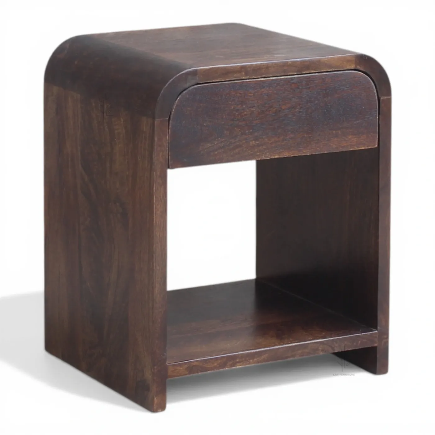 Color Ibiza mango wood bedside table – wenge — Photo 4