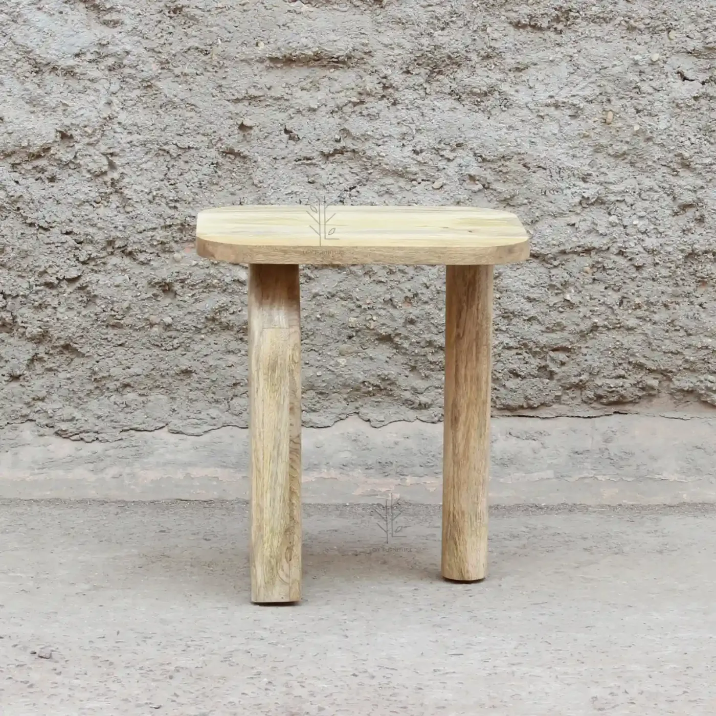 Mesa auxiliar Ibiza de mango natural — Foto 2