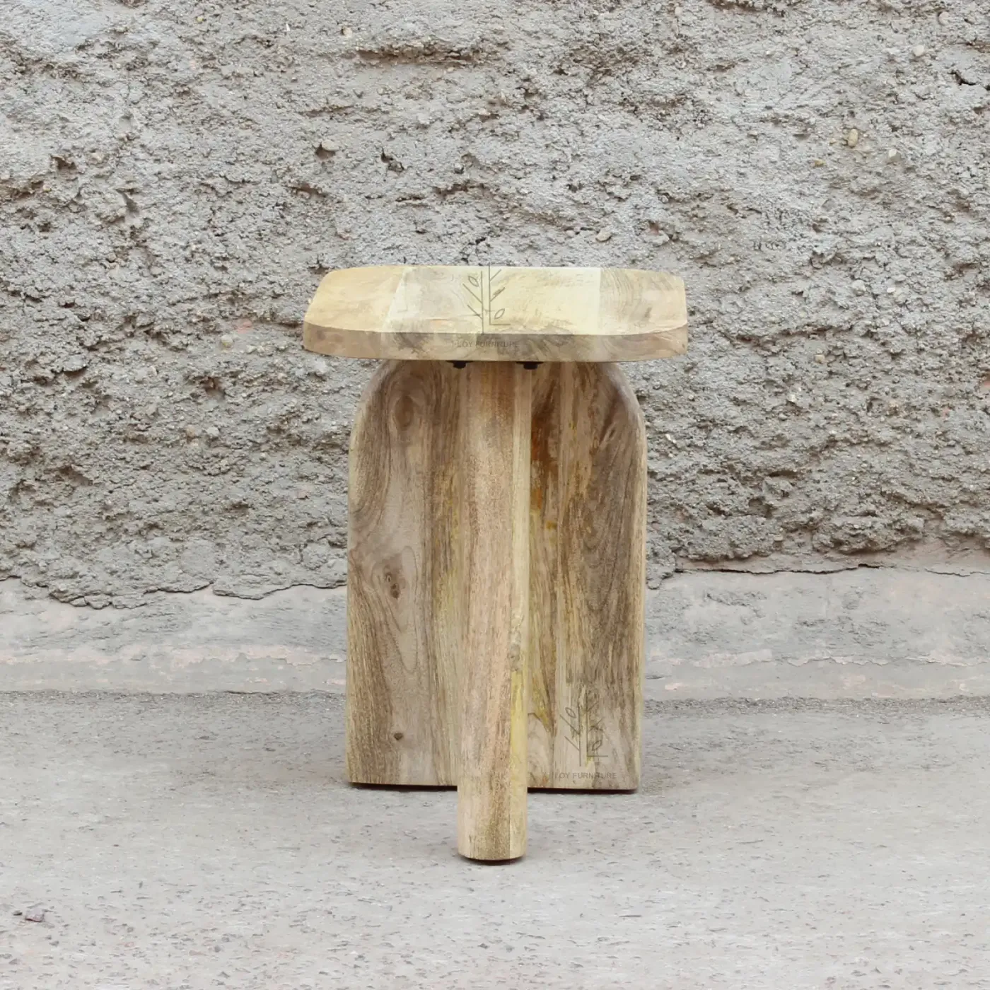 Mesa auxiliar Ibiza de mango natural — Foto 6