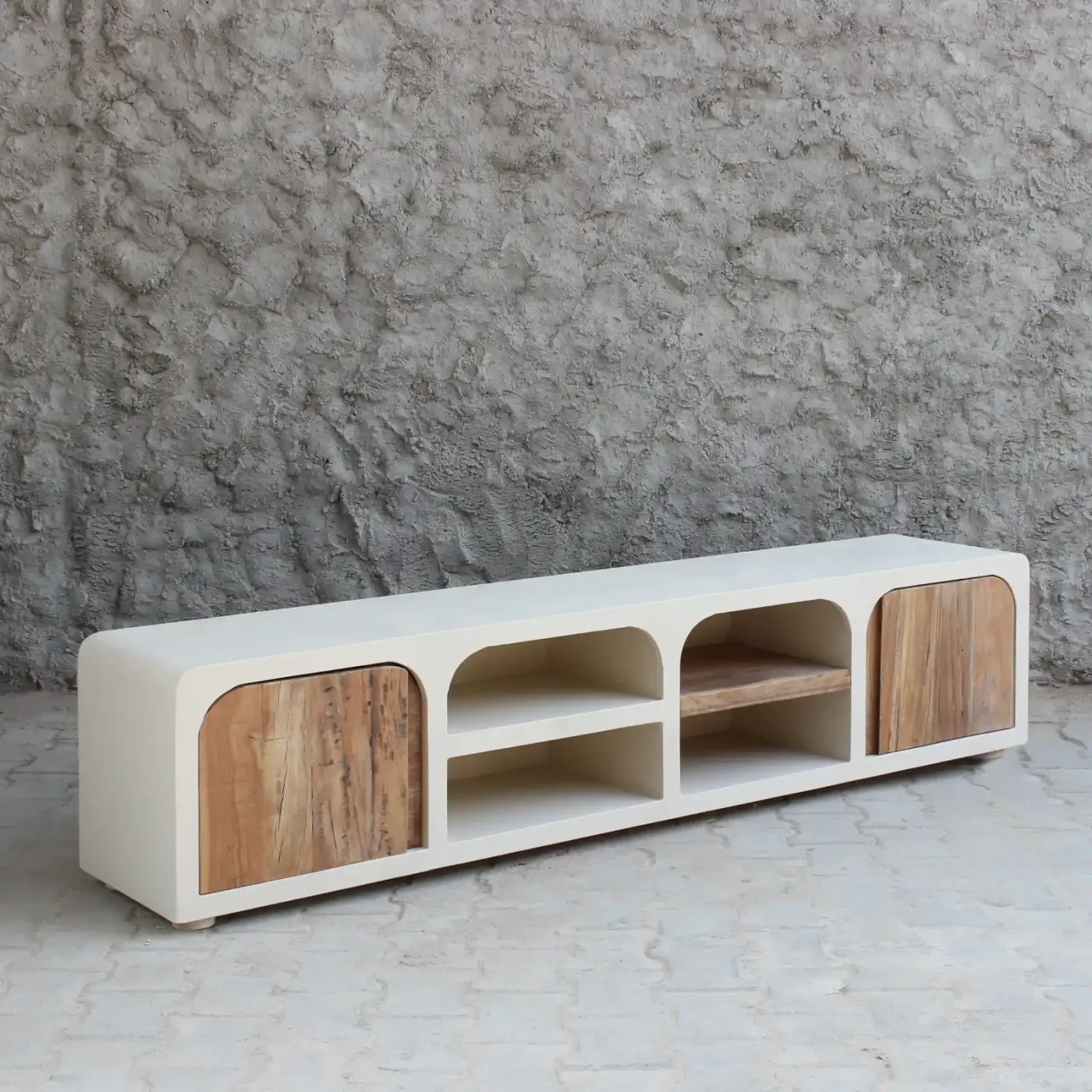 Ibiza concrete effect TV unit — Photo 3