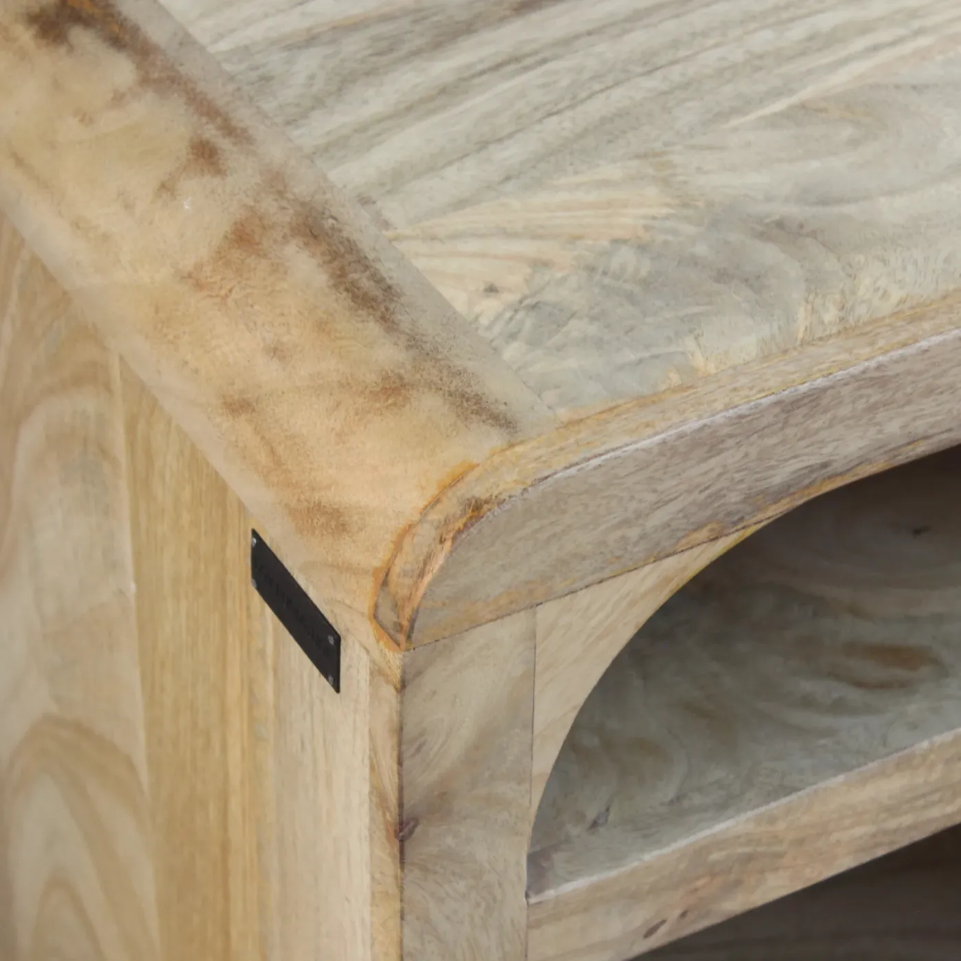 Ibiza mango wood TV unit – natural — Photo 4