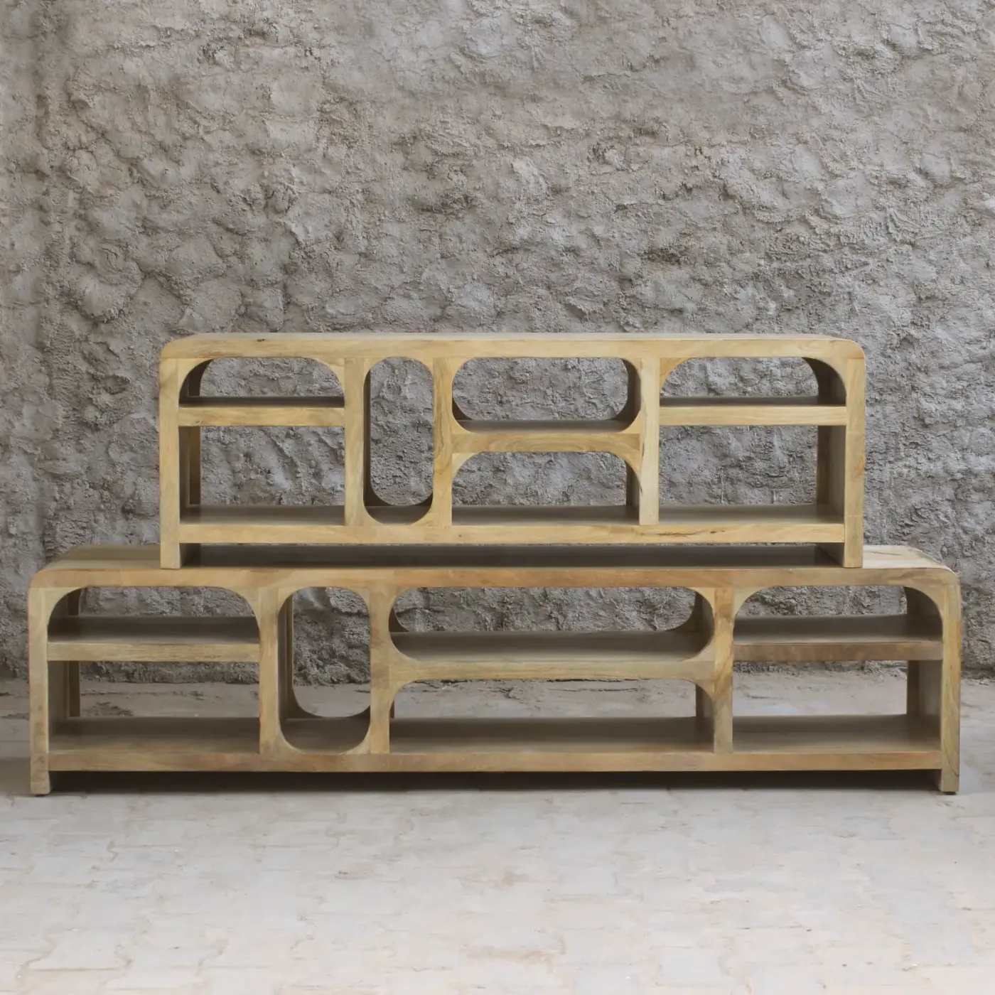Ibiza mango wood TV unit – natural — Photo 6