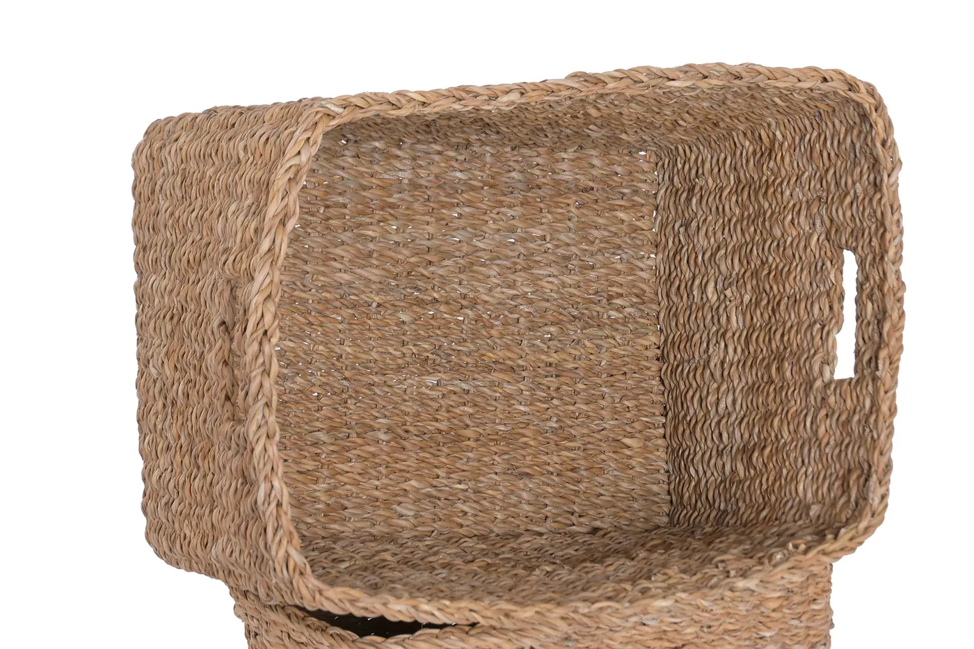 Set de 3 – cesta de hierba marina natural — Foto 2