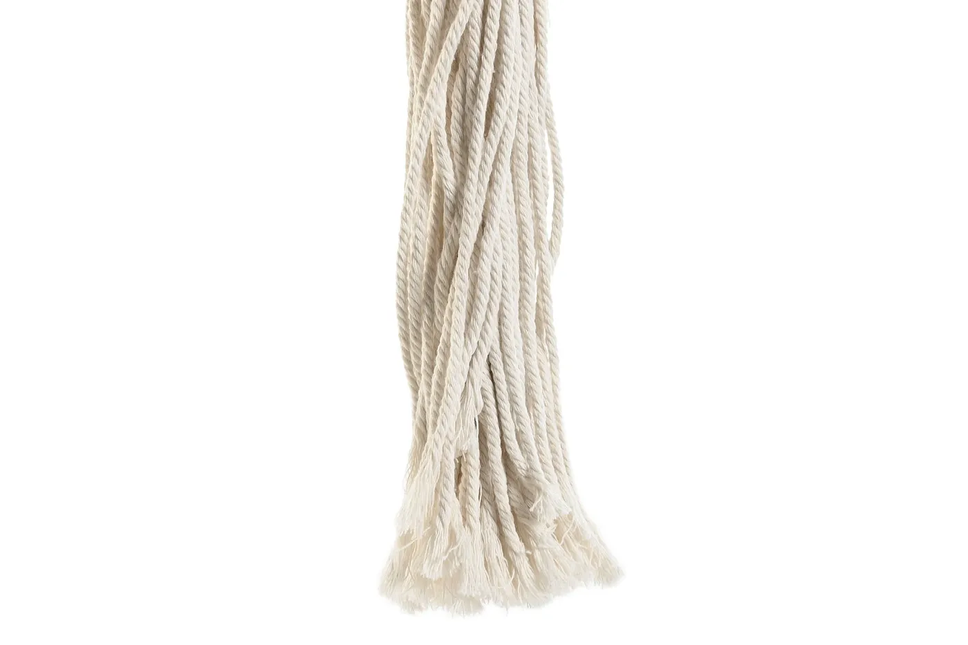Macramé hangende bloempot wit — Foto 2