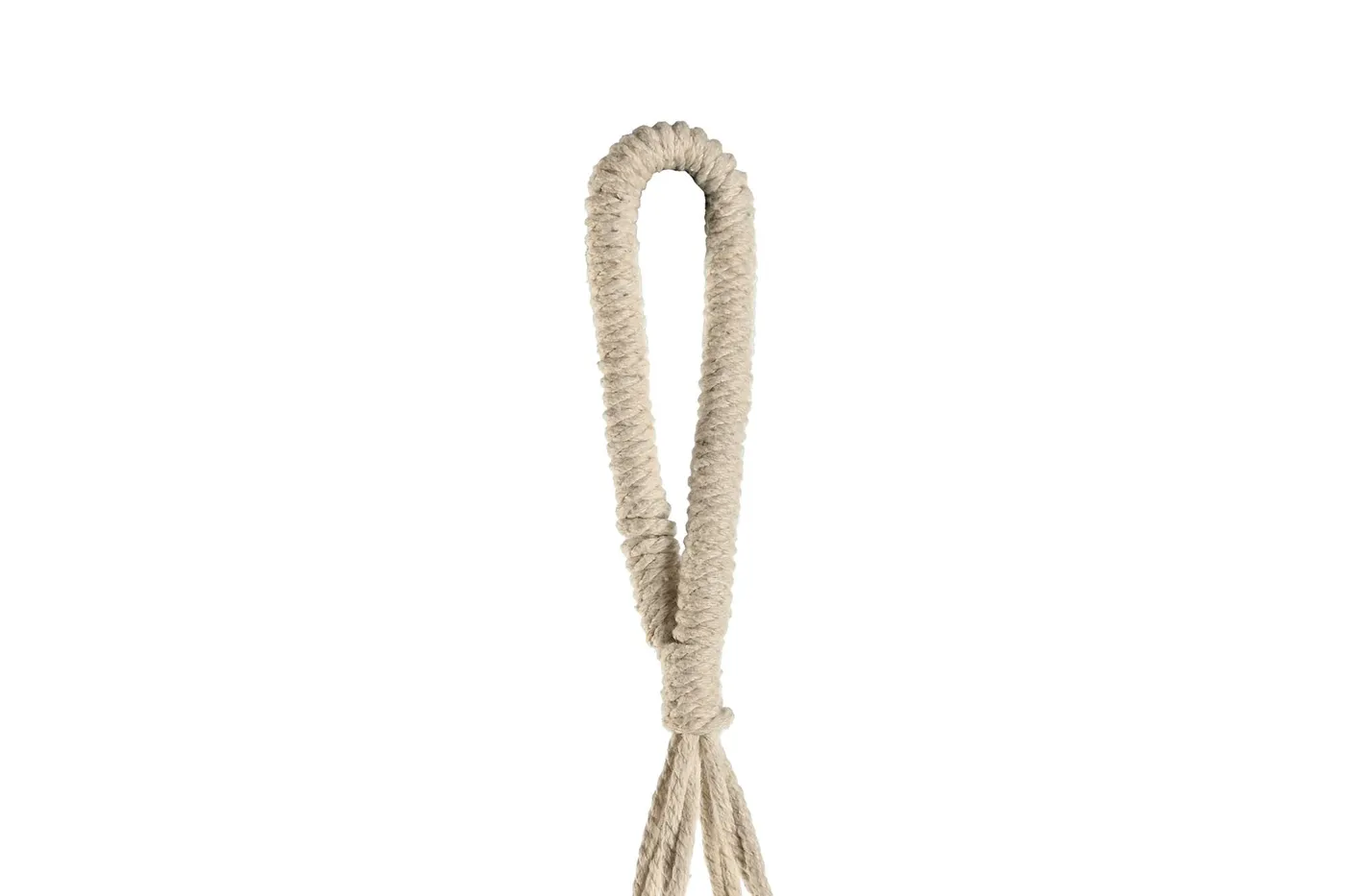 Macramé lampshade – beige — Photo 2