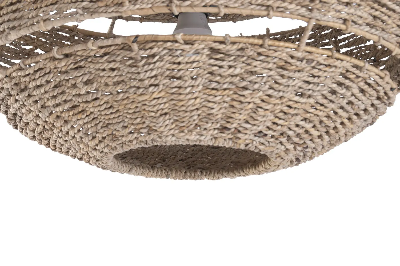 Hanglamp van natuurvezel en rotan — Foto 2