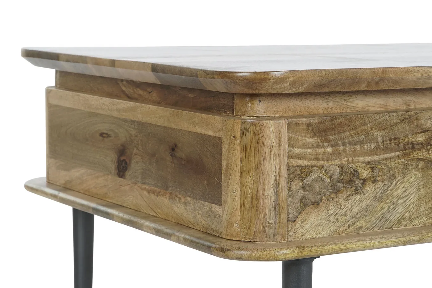 Mesa de centro de mango y metal natural — Foto 2