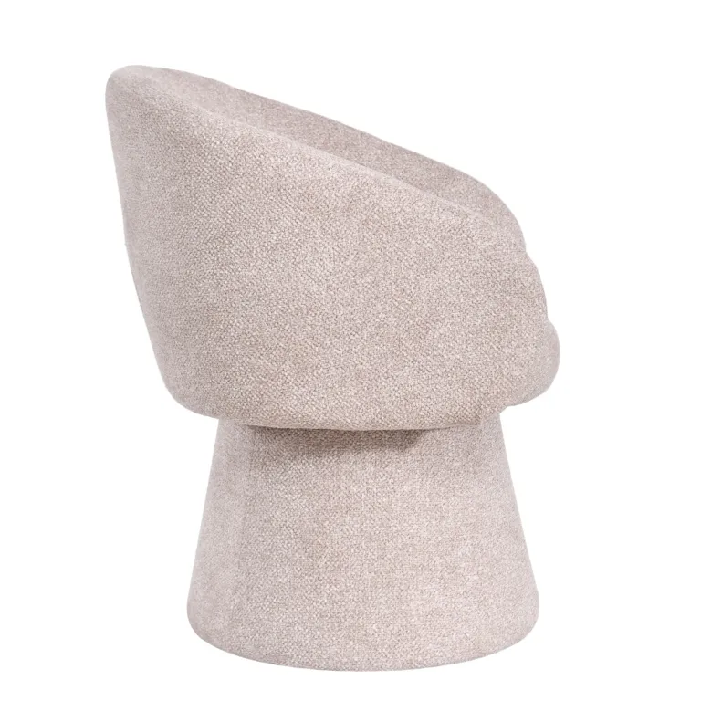Fauteuil van metaal en polyester beige — Foto 2