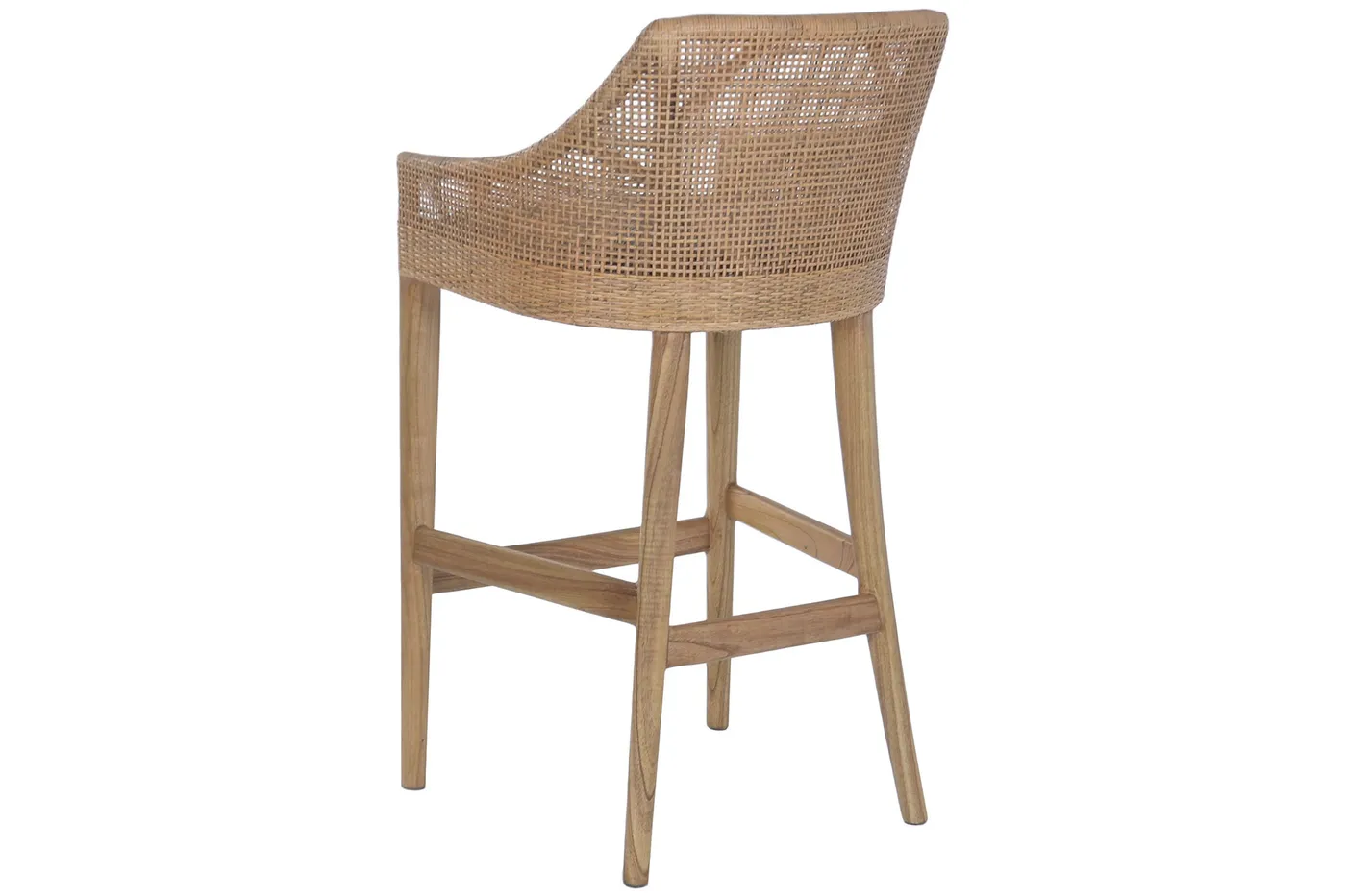 Mindi rattan stool – grey — Photo 2