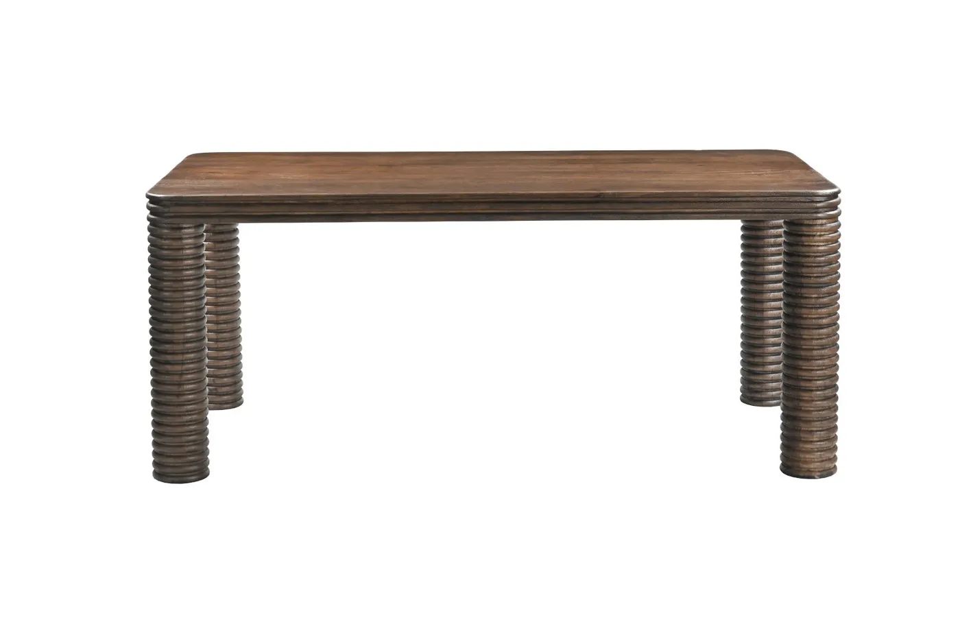 Mango wood dining table – brown / dark — Photo 2